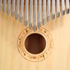 17 Keys Pine Wood Kalimba Finger Piano Thumb Mbira Musical Instrument for Music Tyro Children
