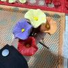 Portable Bee Watering Station Resin Flower Bird Bath Stand Creative Bee Water Feeder  Bird Supplies
