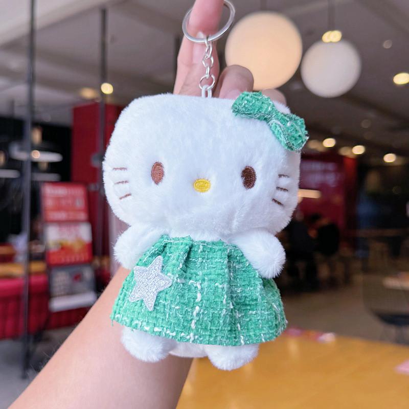 Hello Kitty Plush Keychain With Metal Clasp And Gift For Collectors