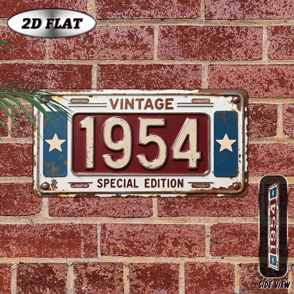 D Flat Vintage Metal Sign from Perfect for Living Room Bedroom Dining Area Hallway Patio Or Garden
