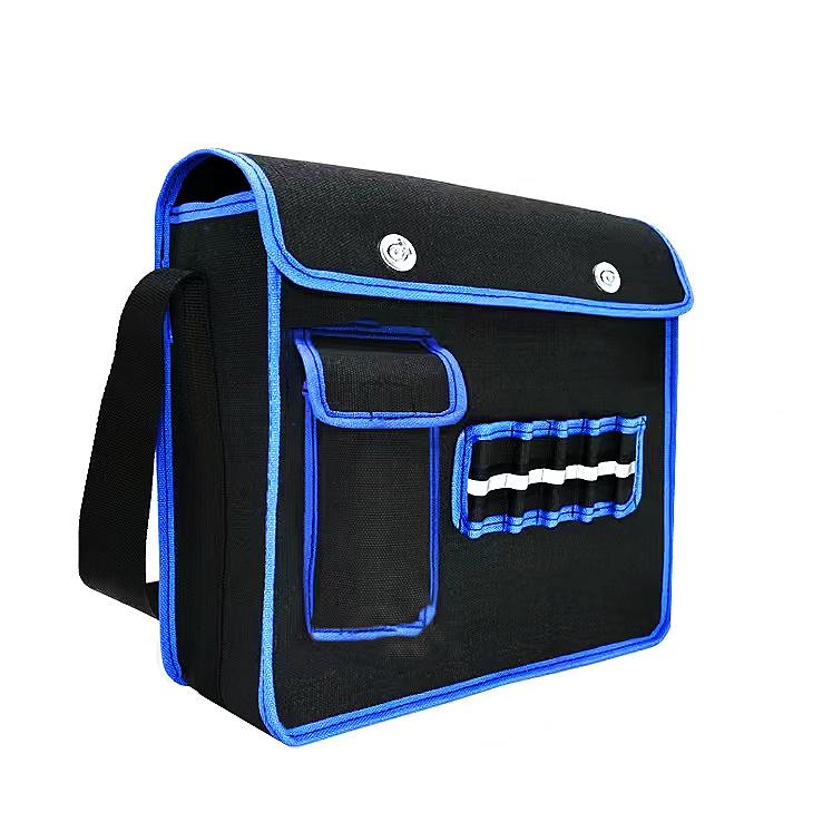 Heavy-Duty Canvas Tool Bag for Construction, Carpentry, and Electrical Work