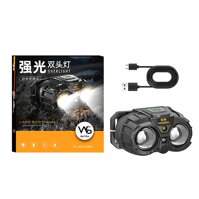 

Led Headlamp Ipx4 Waterproof Emergency Head Flashlight Xpe Led Headlamp 500Mah Type C Charging For Fishing Camping Hiking