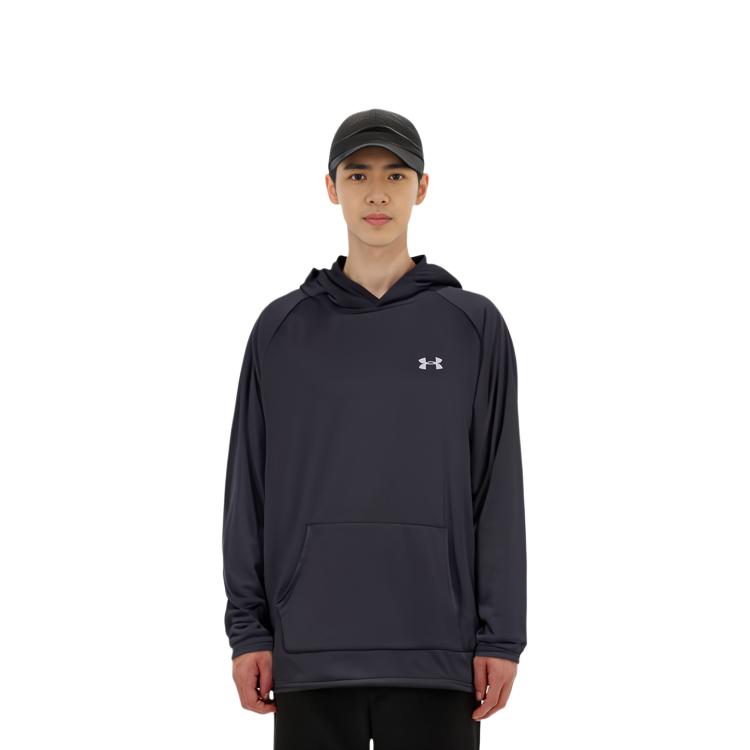 Under Armour Sweatshirts Men's Black Hooded Moderate Regular 1328703-001