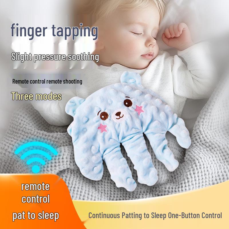 Baby Sleep Soothing Pillow: Automatic Patting Lullaby Doll for Colic Relief and Anti-Startle Reflex.