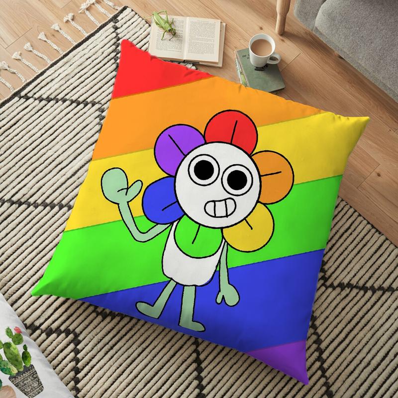 Чехол для подушки Dandy s World, чехол для подушки для сна 45x45 см, декоративная наволочка для дивана, наволочка с изображением аниме-фигурки из мультфильма 4