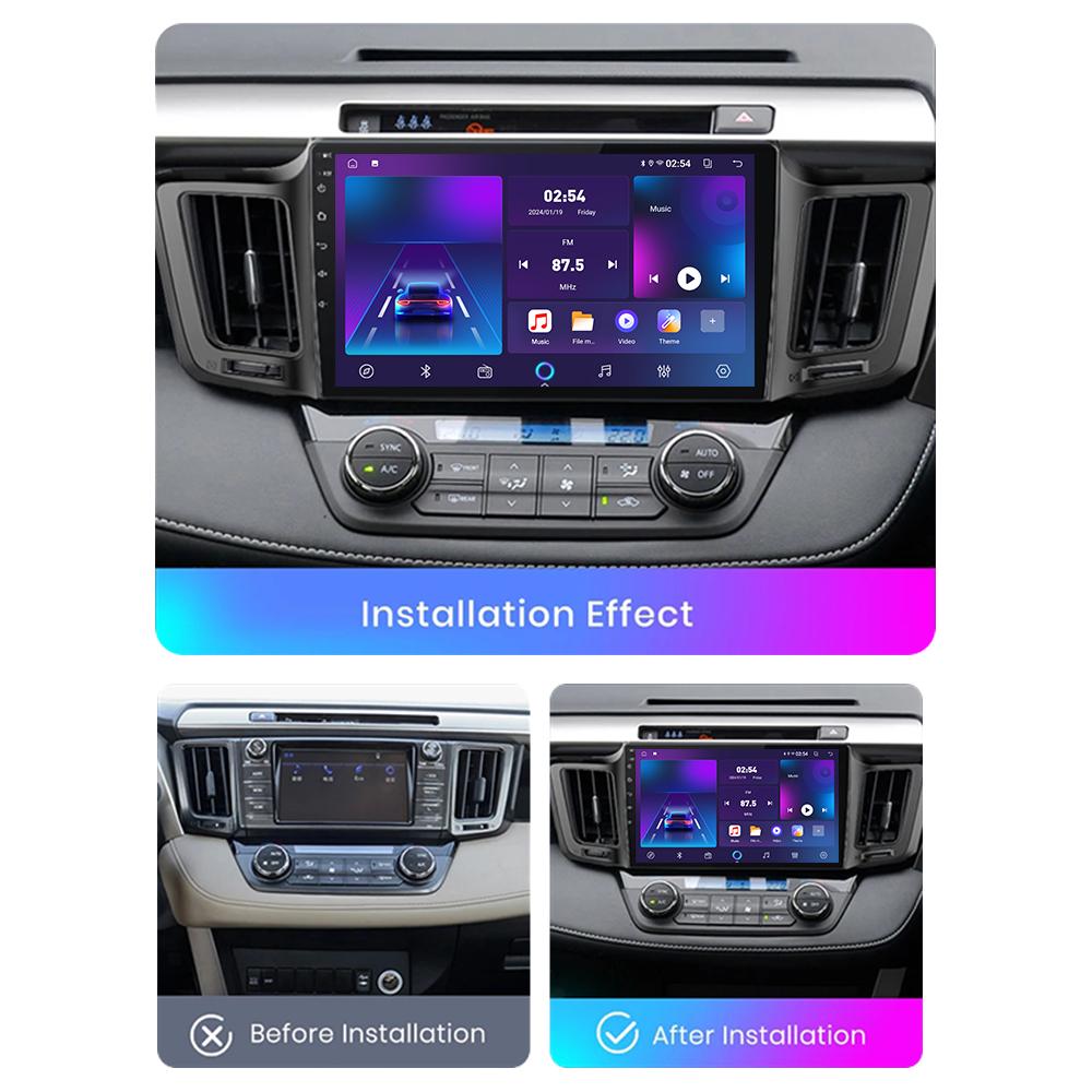 Android Car-Play Car Radio For Toyota RAV4 2013-2018 Multimedia Player Head Unit Stereo GPS Navigation BT WIFI,2+64GB