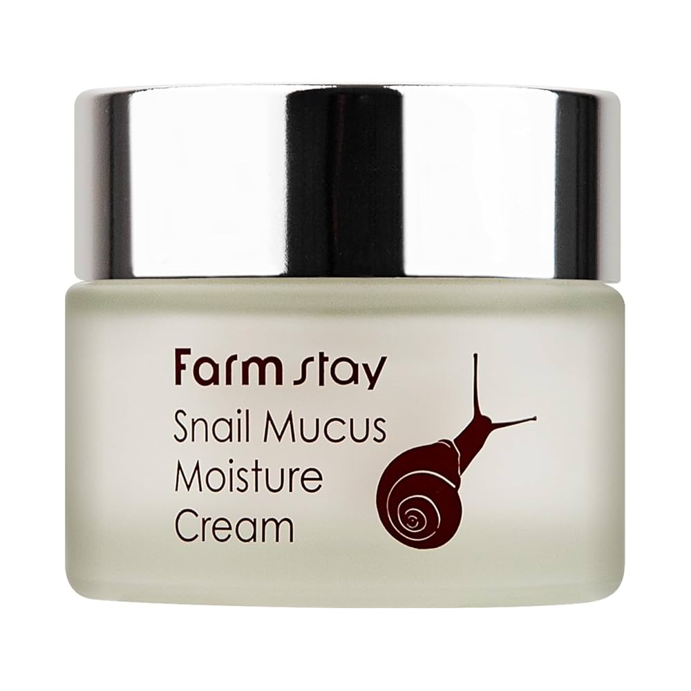 FARM STAY Snail Mucus Moisture Cream 50g + RANDOM GIFT