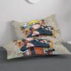 Anime Uzumaki Beding Sets Cartoon N-Naruto Duvet Cover and Pillowcase Adult Boy Girl Bedroom Decoration Children Gift