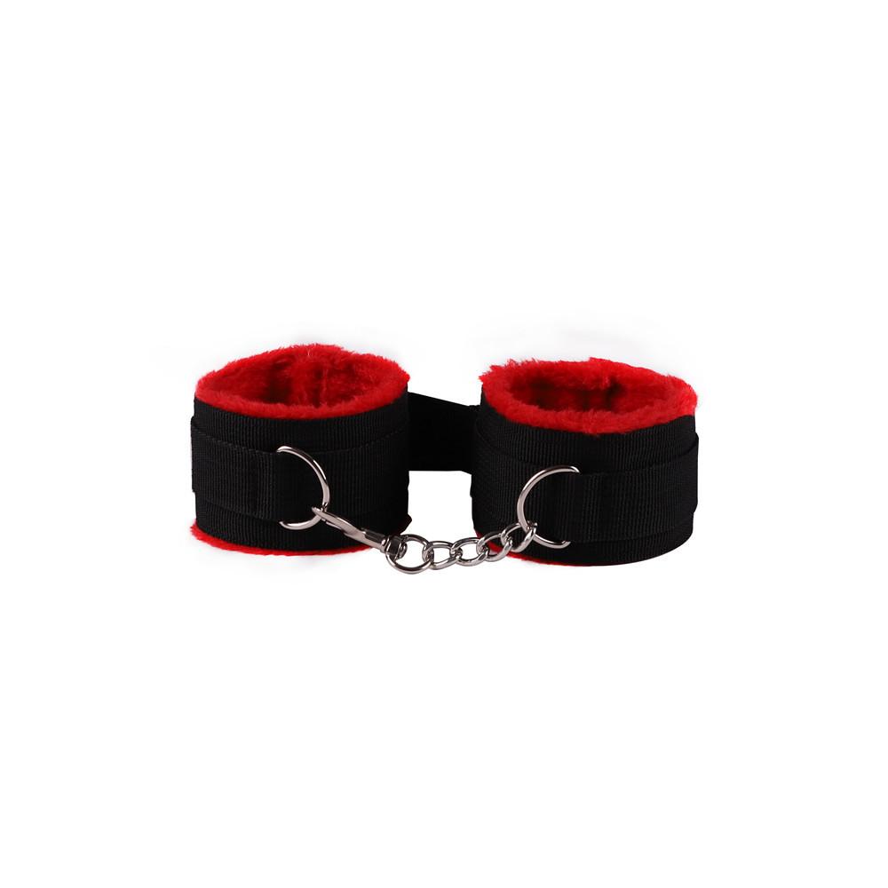 Plush Adult Game BDSM Bondage Cuffs Soft Love Handcuffs Sex Ankle Restraint Couple Role Play Adult Intimacy Gift Couple Sex Toy