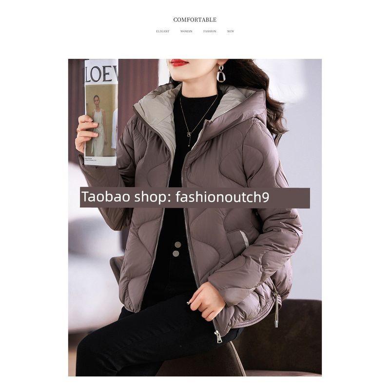

2025 Cotton Jacket Loose Hooded Jacket Coffee L