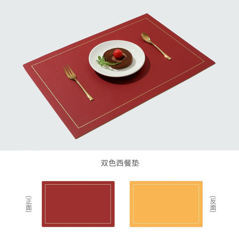 4 Pcs Nordic Style Table Mat Anti-Slip Water-Proof Placemat Coaster Mats Dining Tablemat Silicone Coaster Kitchen Accessories