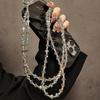Long Crossbody Mobile Phone Lanyard, Anti‑Lost Crystal Beaded Phone Chain, Versatile Decorative Pendant For Phone And Bag