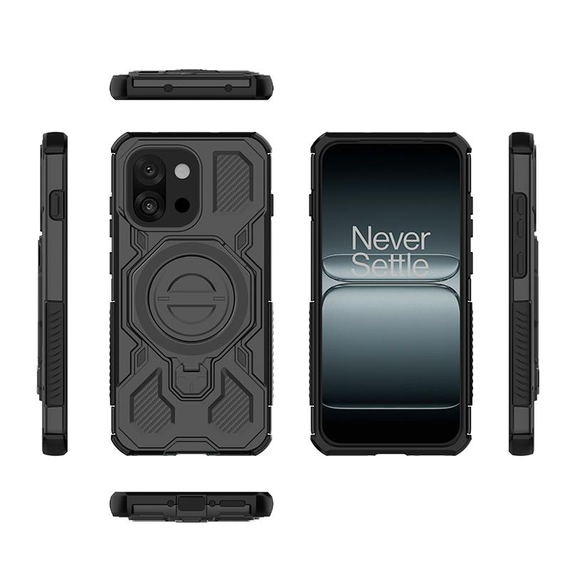For Oneplus 13T Case Cover Oneplus 13T Capas Shockproof Back Phone Bumper Attraction Adsorption Ring Holder Fundas Oneplus 13T
