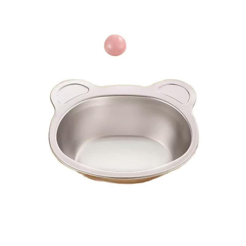 ZISIZ 304 Stainless Steel Baby Bear Bowls (3-Pack)