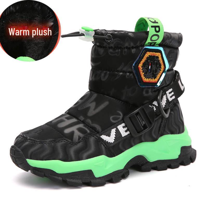 

Водонепроницаемые зимние ботинки для детей Northeast Kids - с толстой бархатной подкладкой для использования на открытом воздухе 35