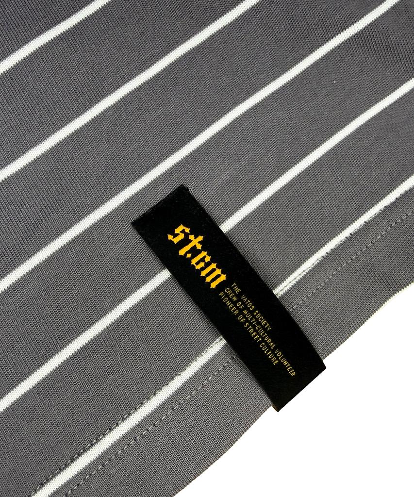 STIGMA Stripe Long Sleeves Gray