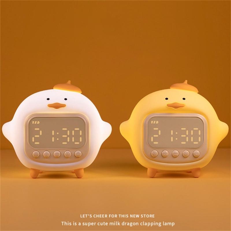 Duck Alarm Clock,Ok to Wake Clock Alarm Clock with Night Light for Kids Bedsides Alarm Clocks Birthday Gift Boys Girls