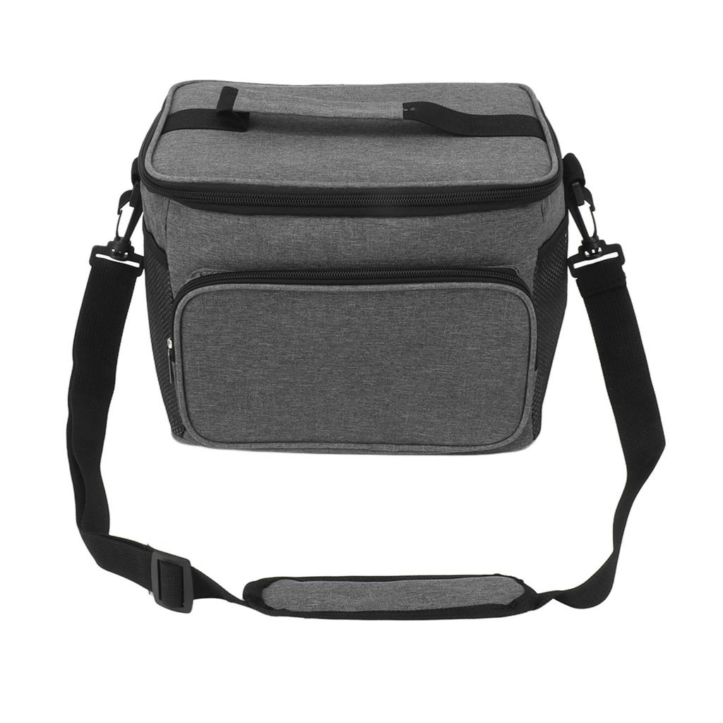 Lunch Bag 10L Collapsible Adjustable Strap Leakproof Portable Handle Insulated Lunch Bag for