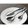 Yokoyama Cutlery Set, Tsubame-no-Takumi Black, Sakuragin, 4-Piece Set, ECTB-701