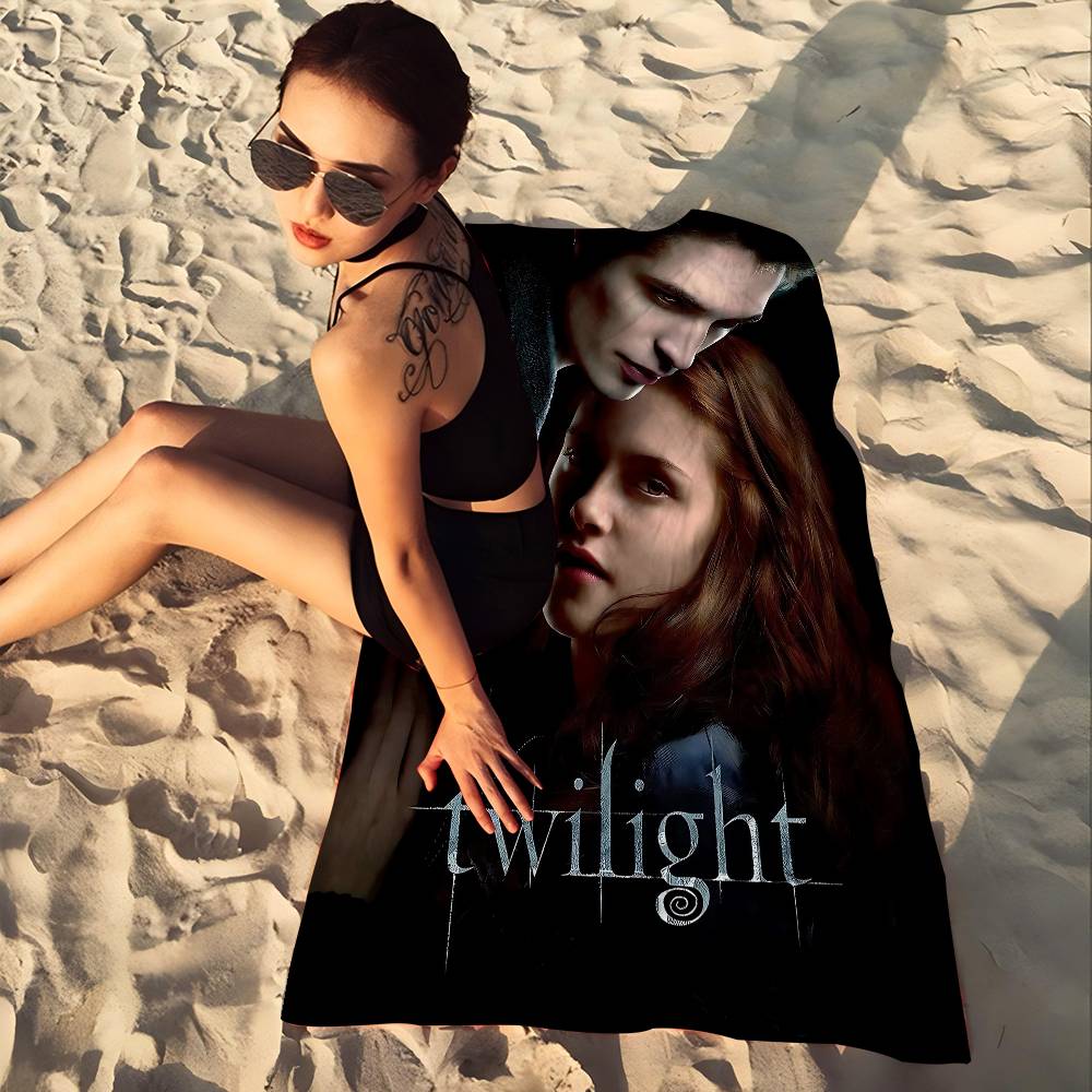 Classic Movie Twilight Big Microfiber Beach Towels Quick Dry Towel Sand Beach Towels Pool Towel For Travel Swim Pool Yoga