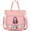 Demon Slayer Tote Bag Crossbody Bag Carrying Bag Shoulder Bag for Teenager Girl Boy Back To School Bag Men Women Leisure Travel Bag Mochila