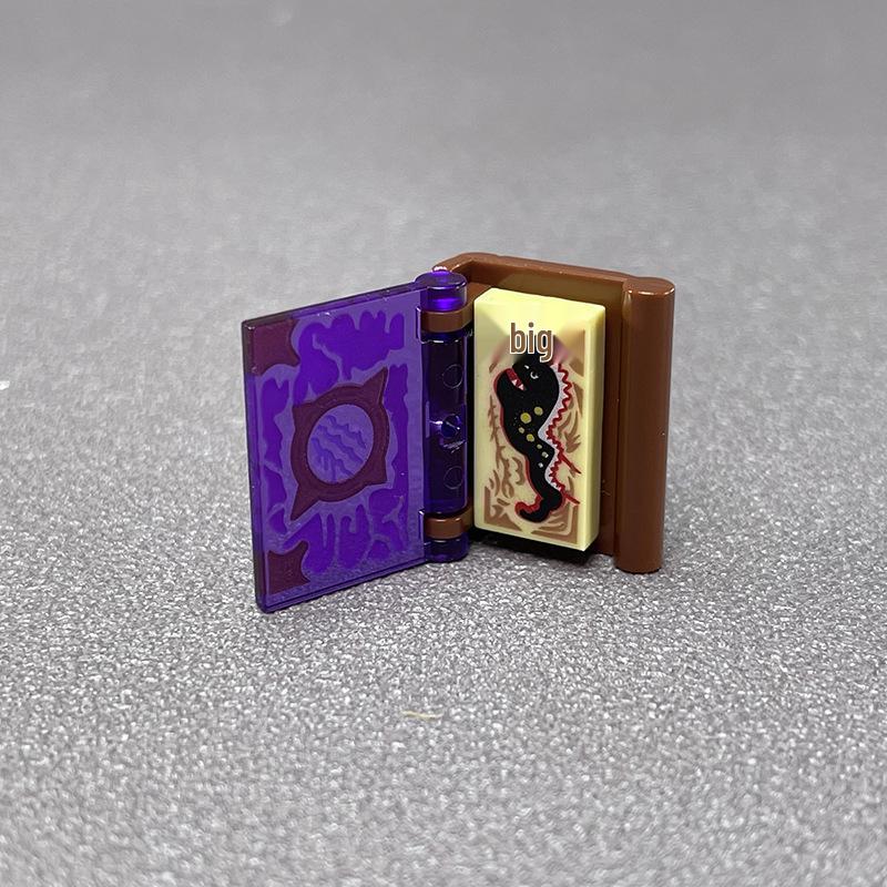Bloki budulcowe małych cząstek: Minifigurka Otwierana Książka Magiczna 24324 & 24093
