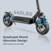 CIRCOOTER R3 Elektroroller, 10 Zoll Offroad-Reifen, 800 W Motor, 48 V 15 Ah Batterie, 45 km/h Höchstgeschwindigkeit, 40 km Reichweite