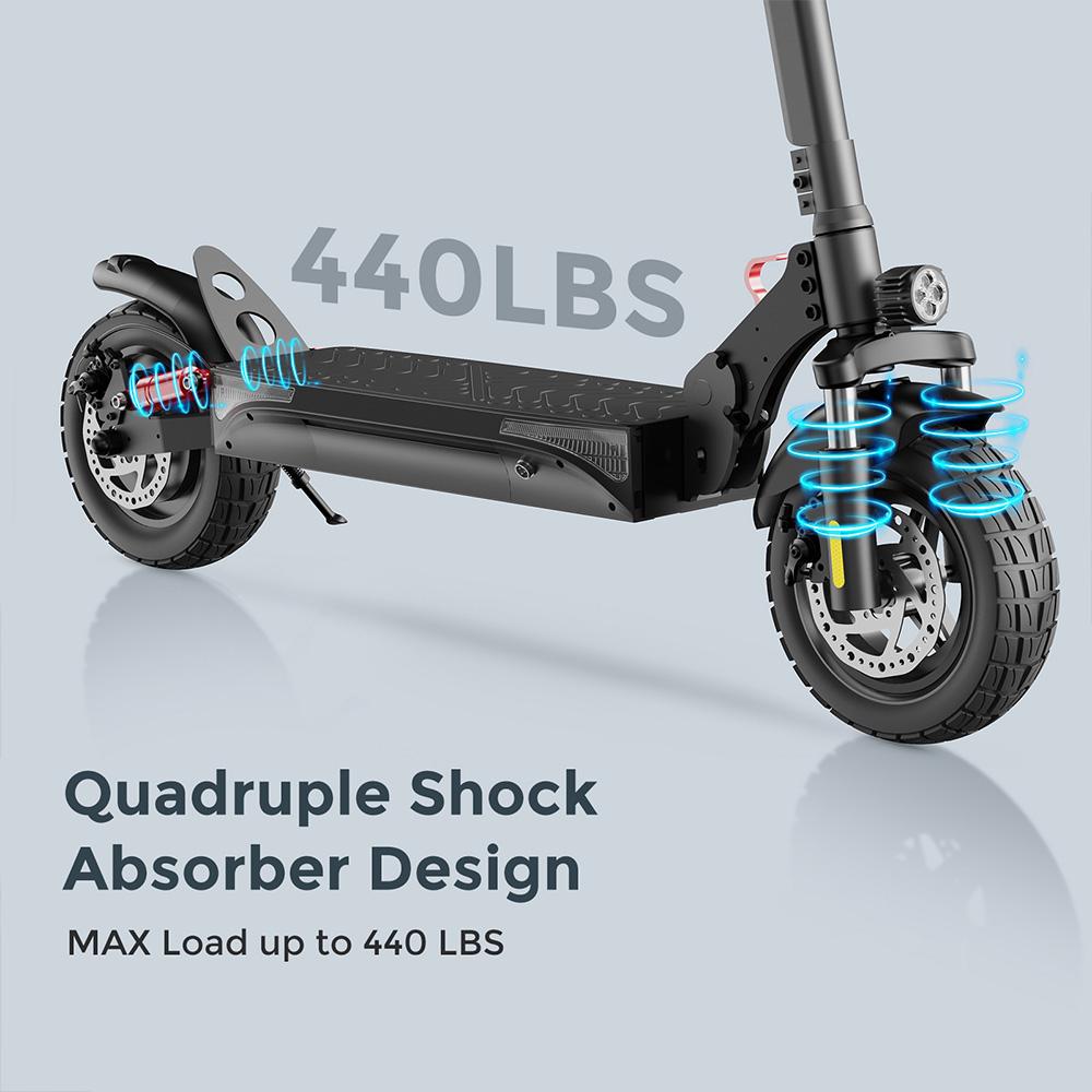 CIRCOOTER R3 Elektroroller, 10 Zoll Offroad-Reifen, 800 W Motor, 48 V 15 Ah Batterie, 45 km/h Höchstgeschwindigkeit, 40 km Reichweite