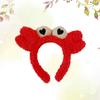 ledmomo Crab Cute Plush Hair Costume Red Headband, Hairband, Ornament, Accessory, Unisex,
