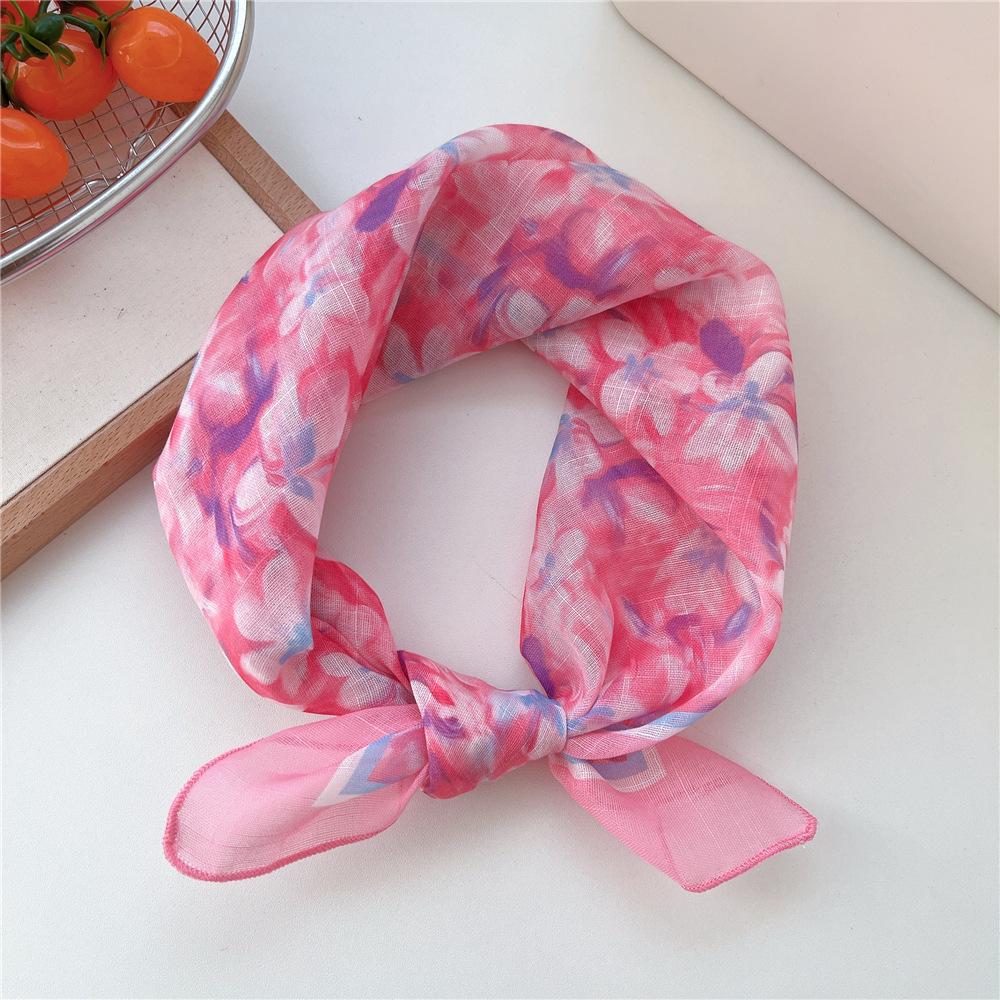 55cm Hair Scarf Cotton Square Scarf Hairband Headband Hairscarf Headscarf Turban Shawl Wrap Bandanas