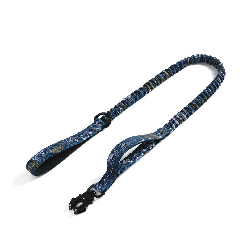 Tactical Adjustable Dog Collar & Leash - Outdoor Explosion-Proof Training Collar.