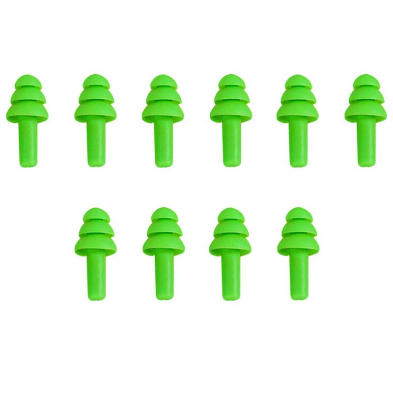 10/5/1Pairs Soft Silicone Earplugs Waterproof  Ear Plugs Reusable Sound Insulation Noise Reduction Sleeping Ear Plugs with Box