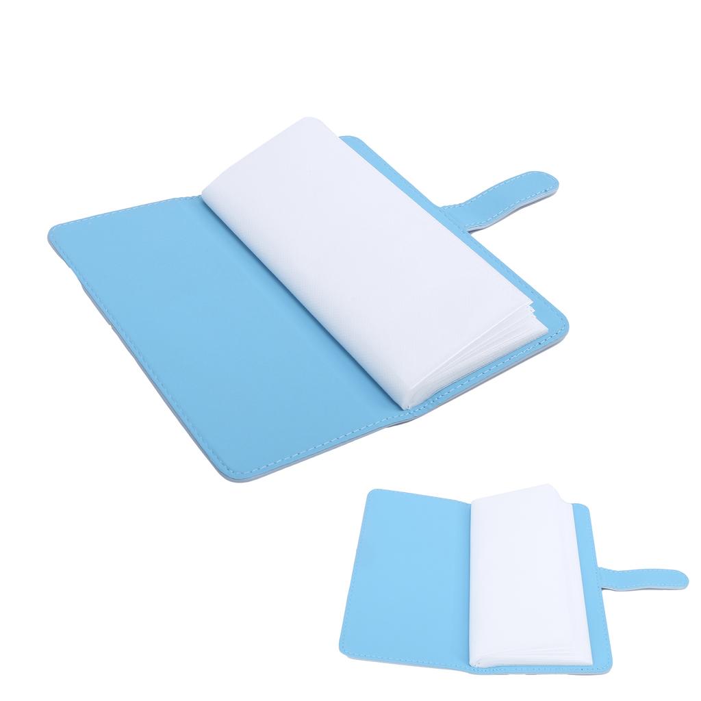 80 Pockets PU Universal Photo Album Card Holder for Polaroid Square SQ1 SQ20 SQ10 SQ6 SP‑3Blue