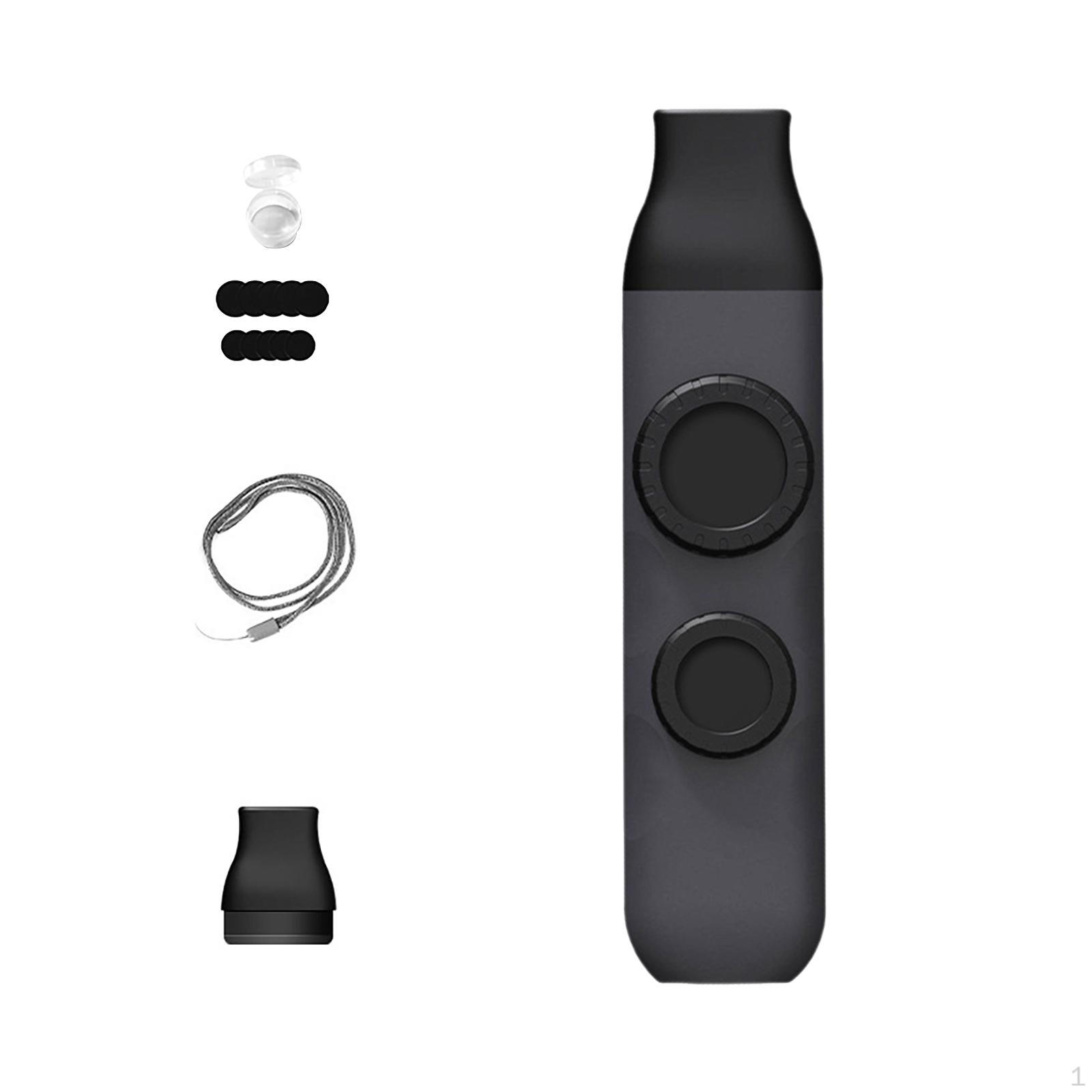 Kazoo Portable Easy to Play with 10 Membranes for All Ages Adults Beginner black