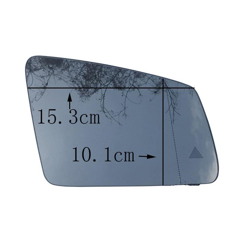 Warnung vor totem Winkel, beheiztes Spiegelglas für Mercedes-Benz CES GLA GLK W221 W212 W204 W176 W246 X156 C204 C117 X117 Breit