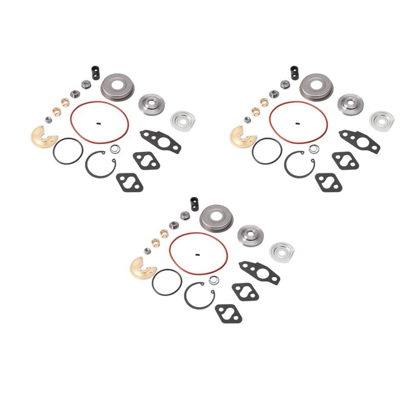 

3X CT20 CT26 Turbo Rebuild Repair Kit For Toyota LANDCRUISER HIACE HILUX SURF 3SGTE чорний