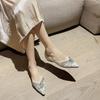 Woman Ballet Flats Shoes Rhinestone Loafers Flat Pointed Toe Shoe Female Casual Slip on Flats Footwear Boat Shoes