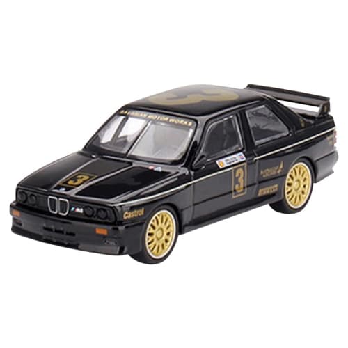 TrueScale Miniatures MINI GT 1/64 Scale BMW M3 ATCC Championship 1987 Winner #3 JPS Team BMW Left-Hand Drive Australia Exclusive Finished Model
