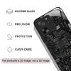 Creative Mechanical Circuit Board Pattern Glass Phone Case for Motorola Moto G85 G84 G75 G55 Edge 50 Fusion 40 Neo 30 Pro Cover