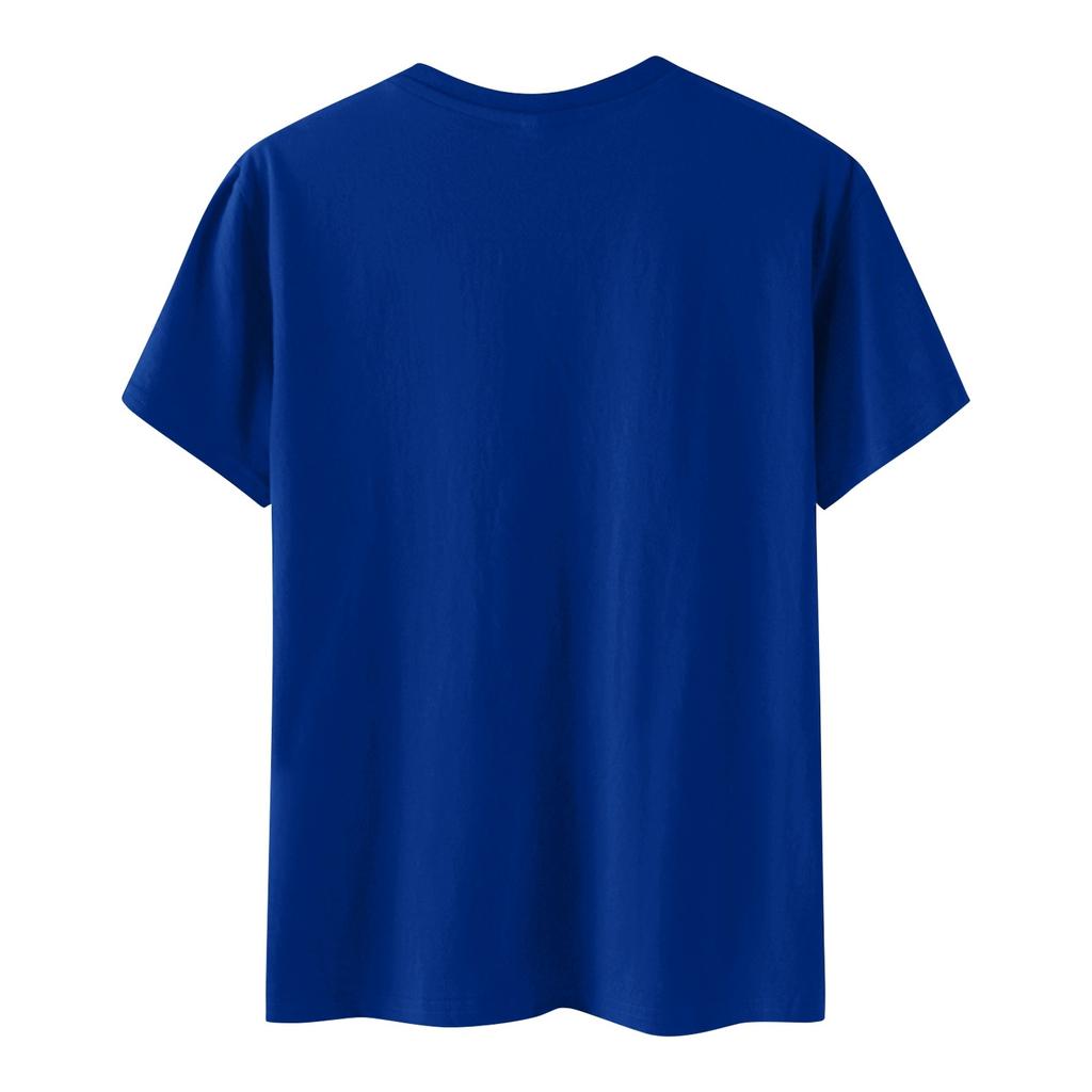 Lässiges, locker sitzendes, bedrucktes T-Shirt für Damen mit Rundhalsausschnitt und kurzen Ärmeln