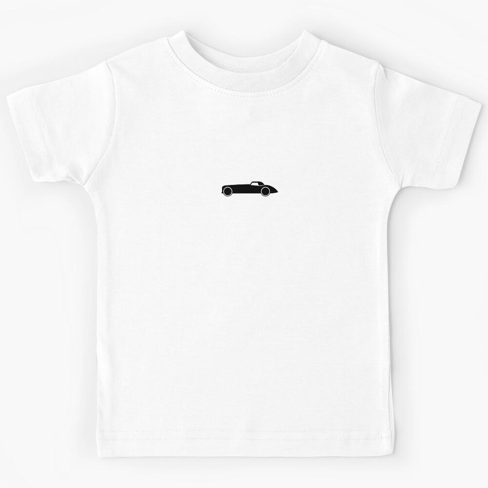 Minimal Vintage Roadster Silhouette Kids T-Shirt 160