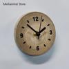 Solid Wood Table Clocks Silent Modern Desk Clock for Bedroom Vintage Clock Mini Desktop Clocks Aesthetic Decor Home Accessories