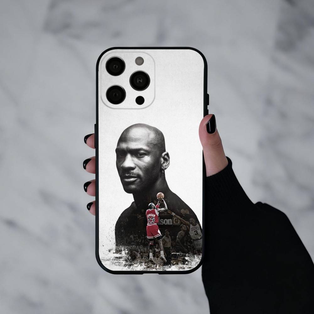 Basketball M-Michael J-Jordan-N Phone Case Silicone Soft For IPhone 17pro 16 15 14 13 12 11 X XR Plus Pro Max Plus