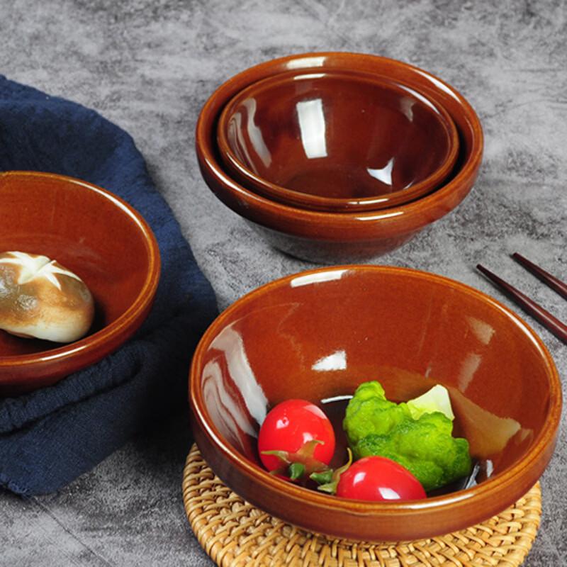 Ru Han Ceramic Antique Rice & Wine Bowls
