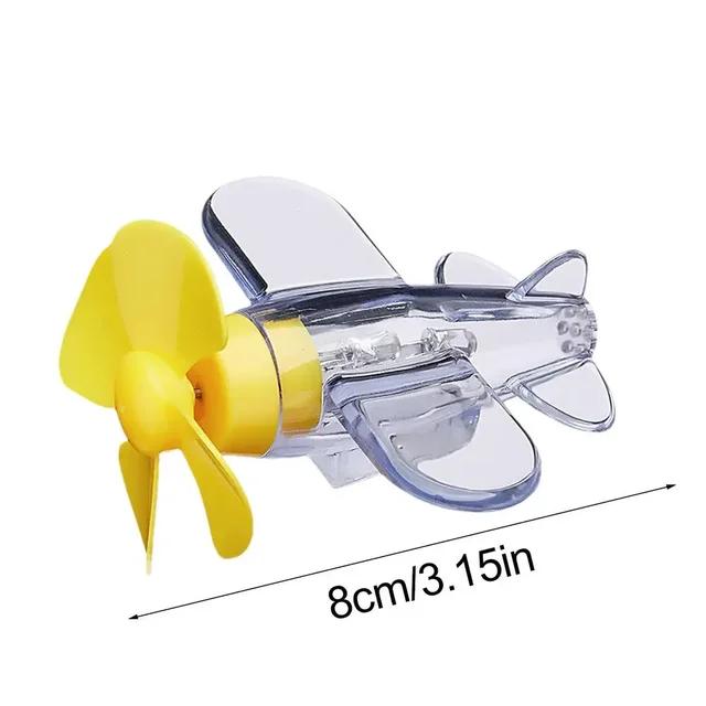 

Світлодіодні ліхтарі, що працюють від вітру, Обертові літак, Мотоциклетні прикраси на ручки, Попередження про безпечну їзду, Мотоциклетні прикраси жовтий