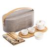 Luxury Portable Travel Tea Set (1 Pot, 3 Cups)