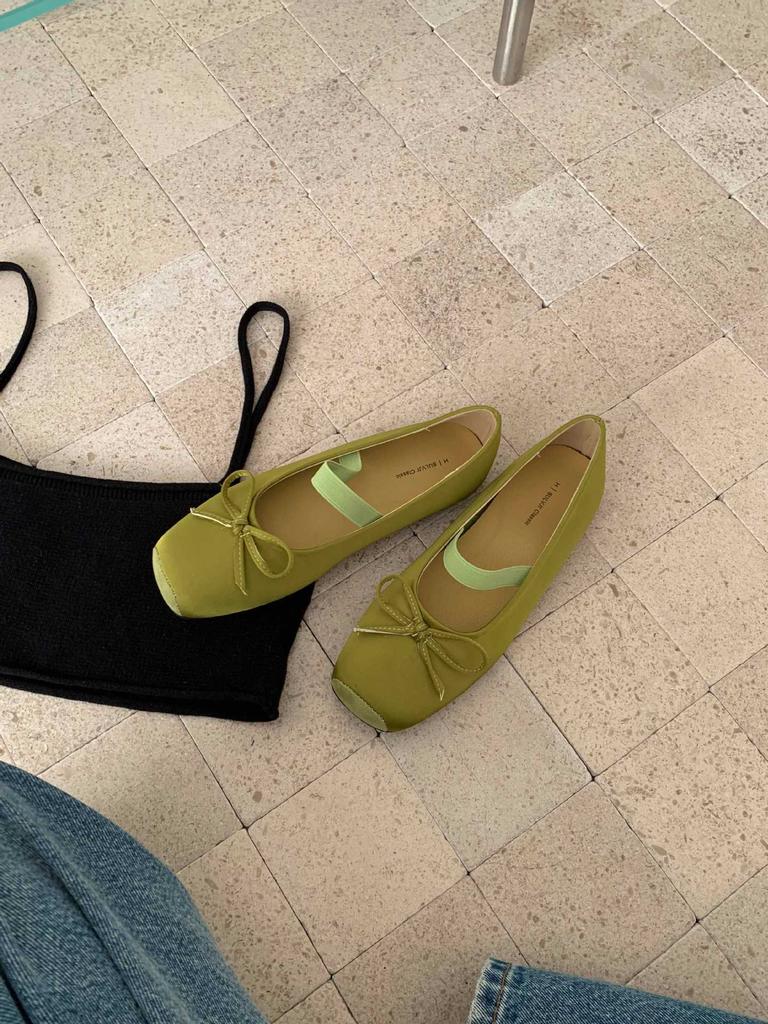 Women's 2cm Heel Bowknot Summer French Style Pumps - Elegant for Parties & Office