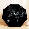 1pc Fairy Wings Star Automatic Folding Umbrella 8 Rib Iron Frame,  Suitable for Travel, Daily Use, Birthday, Women & Men Gift c1231049