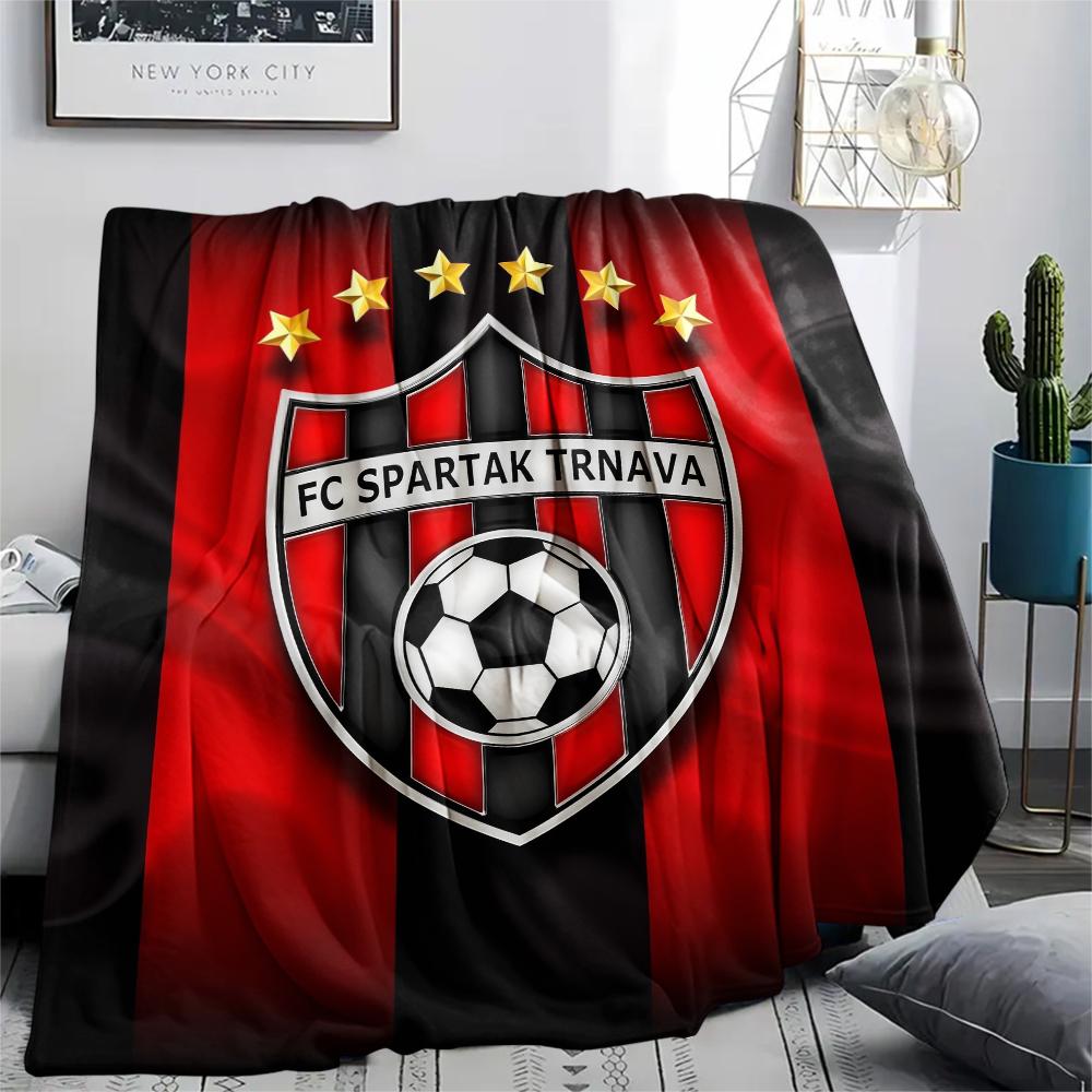 FC Spartak Trnava,pattern Flannel Blanket, High quality Comfortable for All Seasons, Home Decor, Warmth and Comfort, Perfect for Gifts.