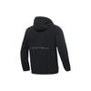 Under Armour Solid Color Gradient Reflective Logo Sports Woven Hooded Jacket Men jackets Black 22600401-001